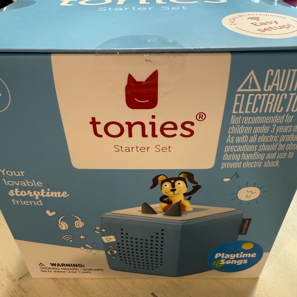 Tonies Starter Set Blue Learning Toy NIB